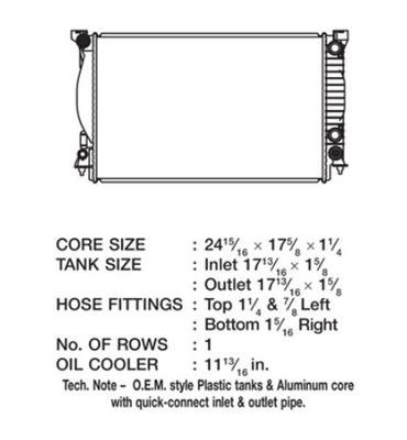 CSF Radiators 3452 A4, A4 Quattro
