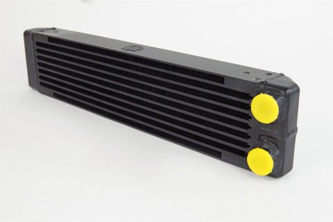 CSF Fluid Coolers for 1973 911 - 8201 Cooler, Engine Oil, Power Steering, Transmission Fluid, Differential Fluid, Plate Type, Dual Pass, Aluminum, Black, Porsche, Each