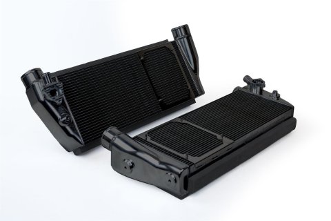 CSF Radiator Intercoolers 8210B Intercooler, 15-20 Ferrari 488 Twin Intercooler Set In Custom Thermal Dispersion Black Finish