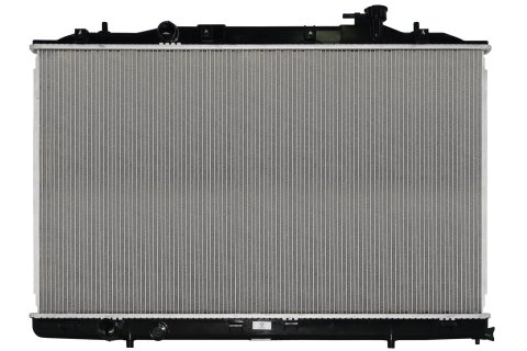 CSF Radiators 3883 Radiator, Aluminum/Plastic, Natural, Downflow, Upper Driver Side Inlet, Lower Driver Side Outlet, for use on Honda®, Each