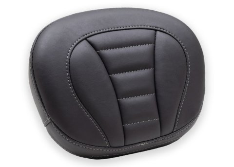 Mustang Motorcycle Seats Backrest Pads 79015GM 08-21 Harley Road King, 08-23 Street Glide Trike Sissy Bar Pad (12 inch x 9 inch) - Black