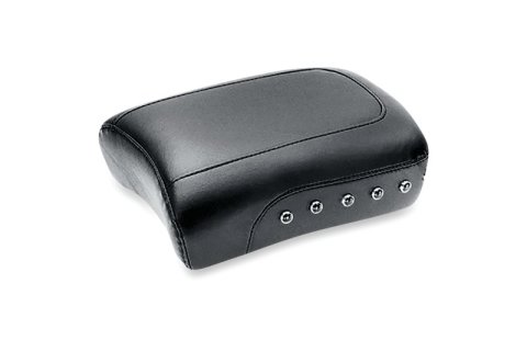 Mustang Motorcycle Seats Powersports 75539 08-21 Harley Electra Glide, Rd Glide,Rd King,Str Glide Touring Pass Seat w/ Studs -Black