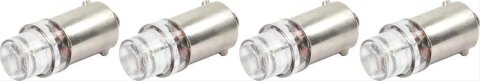 QuickCar LED Bulbs 61-698 Gauge Light Bulbs, LED, White, 12 V, 16 V, Set of 4
