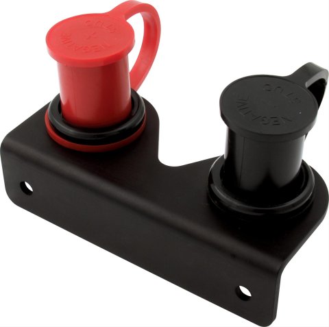 QuickCar Charging Posts 57-719 Remote Battery Jumper Terminals, Posts, 1.250 in. Mounting Hole Size, Bent Style Bracket, Pair