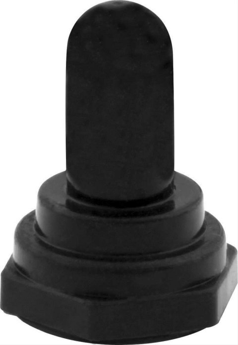 QuickCar Ignition Control Panel Toggle Switch Boots 50-610 Cover, Rubber/Black, Each