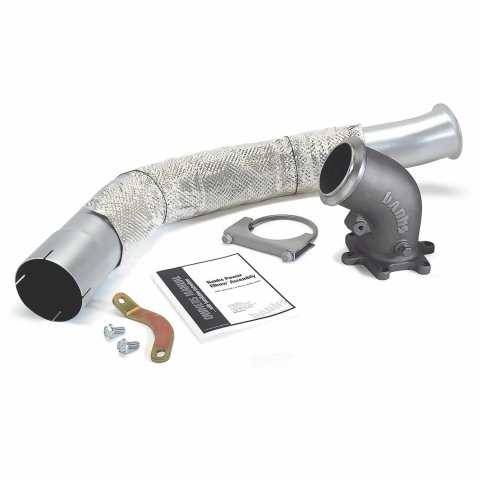 Banks Power Elbow Assemblies 48663 Exhaust Pipes, Turbo Downpipes, For Elbow, Stanless Steel, Natural, Ford, 7.3L, Excursion, Kit