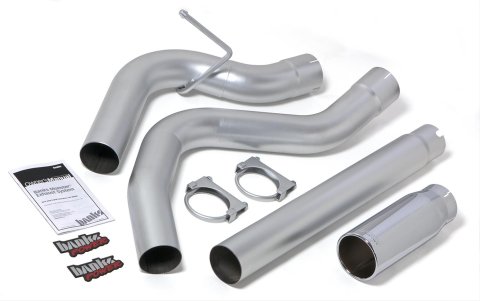Banks Power Monster Exhaust Systems 48601 System, Exhaust, Particulate Filter-Back, Stainless Steel, Single Exit, Passenger Side, Chrome Tip, Ram, 3.0L, Diesel, Kit