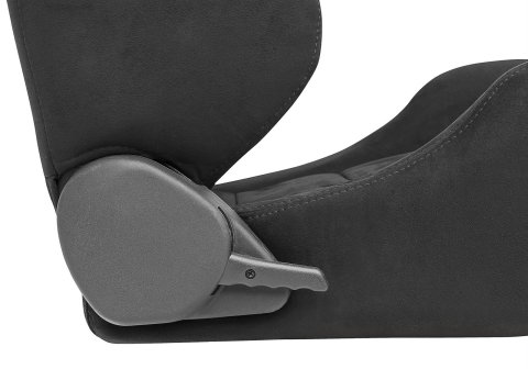Corbeau GTS II Black Leather Seat L20301PR Bucket and Bench Seats, Seats, Reclining Bucket, Lever Recline, Leather, Black, Stitching, Pair
