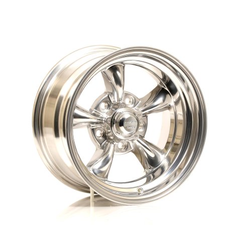 American Racing VN515 Polished Torq-Thrust II One-Piece Wheels 15x8 Wheel, One-Piece, Aluminum, Polished, 15 in. x 8 in., 5 x 5.00 in. Bolt Circle, 3.790 in. Backspace, Each