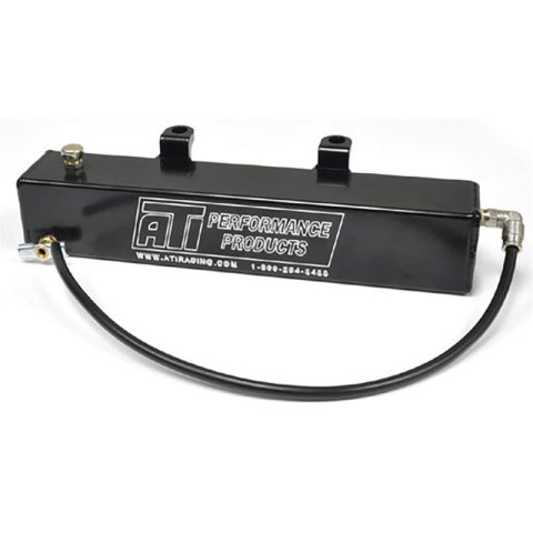 ATI Transmission Catch Cans ATI707611 Can, Rectangular, 1 liter Capacity, Aluminum, Black, for use with 4L80E and 4L85E, Each