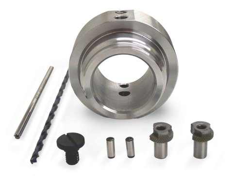 ATI Crankshaft Pin Drill Fixture Kits 918993 Fixture, Crank Fixture, Steel, 1.438 in. I.D., 11/64 in. Bit, Chevy, LS, Kit