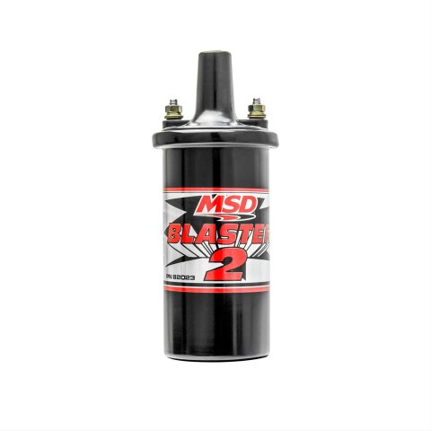 MSD Blaster 2 Ignition Coils 82023 Coil, 2, Canister, Round, Oil Filled, Black, 45,000 V, Each