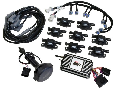 MSD Direct Ignition Systems 601533 System, DIS, Black, Cam Sync, Coils, Box, Ford 351W, Kit