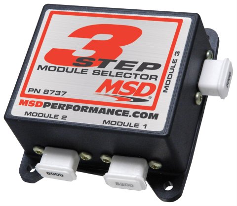 MSD Three-Step Module Selectors 8737 Multi-Step Selector, 3-Step, Plastic, Black, Each
