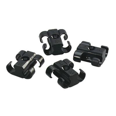 MSD Wire Separators 8841 Ignition Loom/Separator, Polymer, Black, 8 - 8.5mm, Set of 16