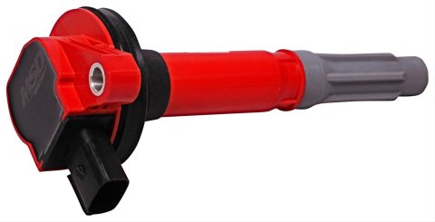 MSD Ford Blaster Coil-on-Plug Ignition Coil Packs 8248 Coil, MSC II Pack, Epoxy, Square, Red, Ford, 5.0L, Modular, Each
