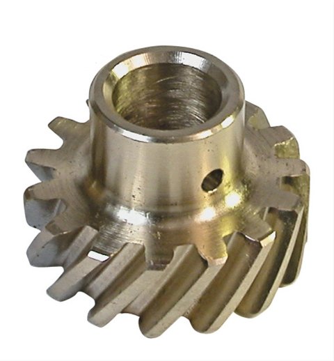 MSD Bronze Distributor Gears 8581 Gear, Aluminum, Bronze, Race, .530 in. Diameter Shaft, Ford, 351C, 351M, 400, 429, 460, Each