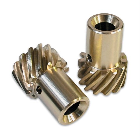 MSD Bronze Distributor Gears 8471 Gear, Aluminum, Bronze, Race, .500 in. Diameter Shaft, Chevy, Small Block, Big Block, V6, Each