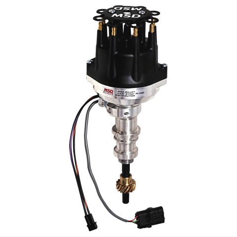MSD Pro-Billet Cam Sync Distributors 2360 Distributor, Pro-Billet, Distributor, Adjustable Pickup, Magnetic Pickup, Ford, 289, 302, Each