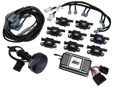 MSD Direct Ignition Systems 601523 System, DIS, Black, Cam Sync, Coils, Box, Ford 289/302, Kit