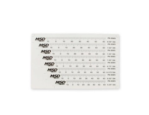 MSD Digital E-Curve Pro Billet Distributors 85031 Distributors, Billet, Magnetic Trigger, Male/HEI, Electronic and Vacuum Advance, Red Cap, Ford, Small Block Windsor, 289/302, Each