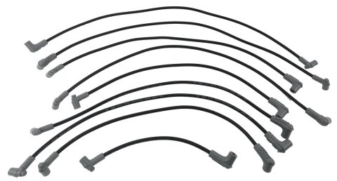 MSD 8.5mm Super Conductor Spark Plug Wire Sets 31543 Wires, Conductor, Spiral Core, 8.5mm, Black, 90 degree Boots, Chevy, Small Block, Set