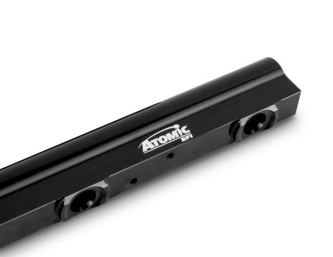 MSD Atomic EFI Billet Fuel Rails 2724 Rails, EFI, Aluminum, Black Anodized, for use with LT1 AirForce Manifold, Kit