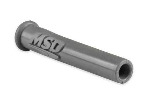 MSD Replacement Boots 34564 Spark Plug Straight, Gray Silicone, Set of 50