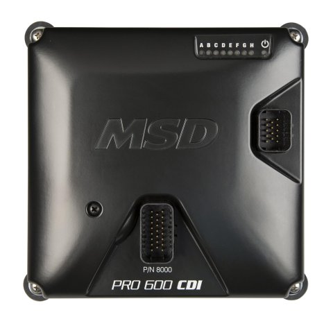 MSD Pro 600 CDI Ignition Boxes 8000 Box, CDI, Capacitive Discharge, Digital, 250-400 Millijoules Adjustable, Black, Universal, Each
