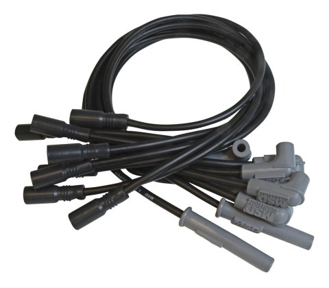 MSD 8.5mm Super Conductor Spark Plug Wire Sets 32173 Wires, Conductor, Spiral Core, 8.5mm, Black, Stock Boots, Chevy, 5.7L, Set