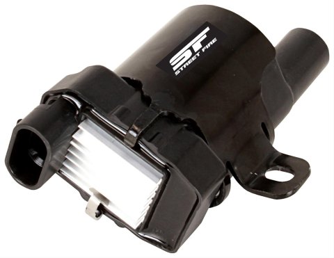 MSD Street Fire Coils 55098 Ignition Coil, Fire, Coil Pack, Black, Buick, Chevy, GMC, Set of 8
