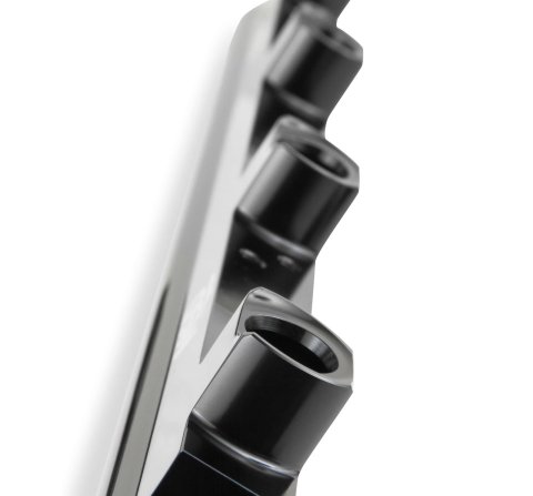 MSD Atomic EFI Billet Fuel Rails 2723 Rails, EFI, Aluminum, Black Anodized, Plumbing Kit, for use with LS7 AirForce Manifold, Kit
