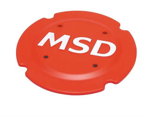 MSD Cap-A-Dapts 7445 Cap and Rotor, Red, Male/HEI, Stainless Steel Terminals, Clamp-Down, Pro-Billet, V8, Kit