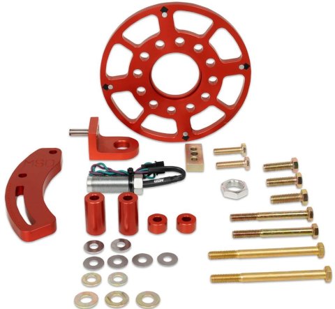 MSD Flying Magnet Crank Trigger Kits 8640 Trigger, Magnet, Ford, 289-302/351W, 6.562" or Smaller balancer, Kit