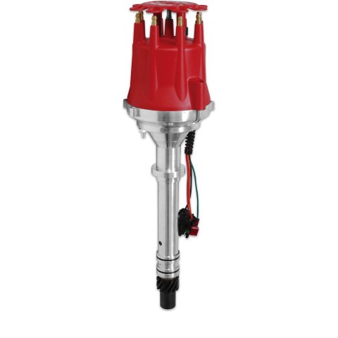 MSD Digital E-Curve Pro Billet Distributors 8394 Distributor, Pro-Billet E-Curve, Magnetic Trigger, Electronic, Vacuum Advance, Chevy, Big/Small Block