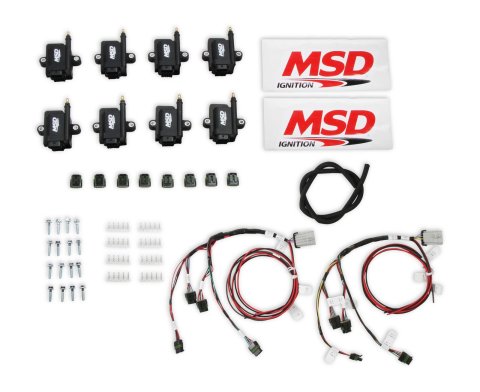 MSD Smart Coils 82893-KIT Ignition Coil, Coil, Coil Pack, Epoxy, Female/Socket, Black, Square, Kit