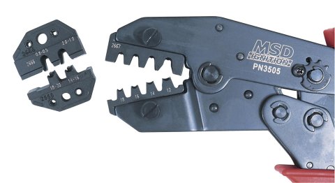 MSD Crimping Tool Dies 3509 Wire Dies, Weathertight Terminal Dies, Steel, for MSD-35051 Pro-Crimp Tool, Each