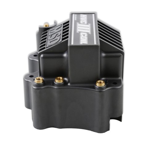 MSD HVC-3 Coils 826123 Ignition Coils, HVC-3, Remote Mount, Male/HEI, Square, Epoxy, Black, 45,000 V, 7 Series or 8 Series Ignitions Only, Each