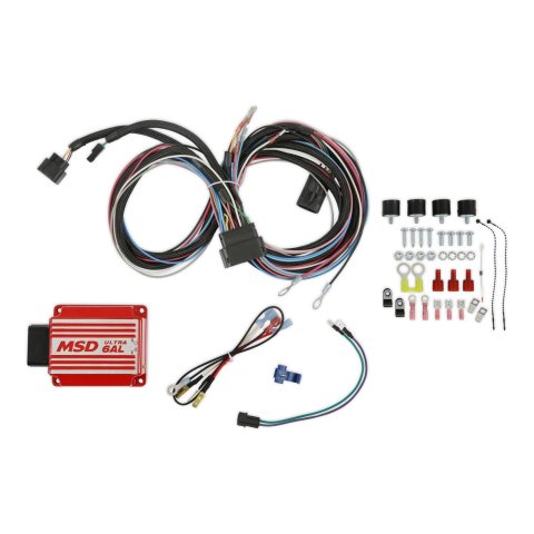 MSD Ultra 6AL Ignition Boxes 6423 Box, 6AL, Digital CD, with Rev Limiter, Red, Each