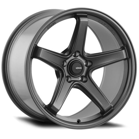 Konig Neoform Matte Gray Wheels 18x9.5 Wheels, KONIG NEOFORM 5X114.3 ET35 MATTE GREY