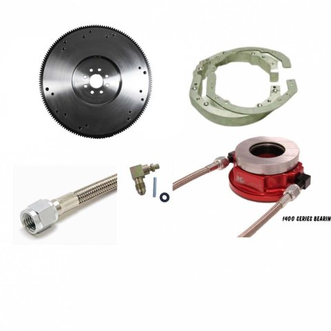 McLeod Hydraulic Throwout Bearing Conversions for 1993-1997 CAMARO, FIREBIRD - 7436122 Conversion Kit, Billet Steel Flywheel, Hoses, Chevrolet, Pontiac, Kit