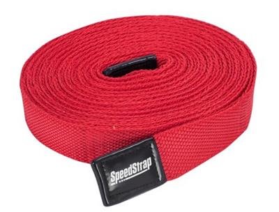 PRP Seats SpeedStrap Big Daddy Weavable Recovery Straps 34220 Tow and Ropes, Daddy, Strap, 2 in Width, 20 ft. Length, 14,000 lbs. Breaking Strength, Nylon, Red, Each