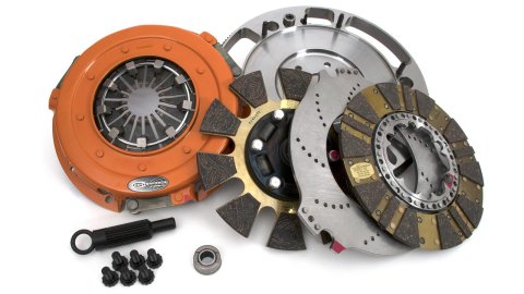 Centerforce DYAD DS Clutch Kits 413115730 Kit, DS, Performance, Dual Disc, 26-Spline, 1.125 in. Diameter, 10.400 in. Disc Diameter, Organic/Carbon Composite, Billet Flywheel, Kit