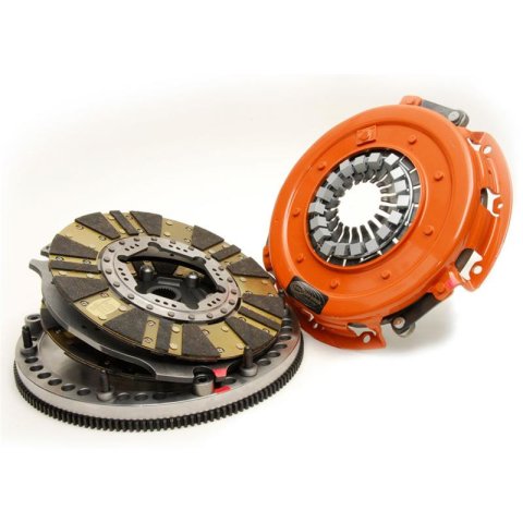 Centerforce DYAD DS Clutch Kits 413614800 Kit, DS, Performance, Dual Disc, 26-Spline, 1.125 in. Diameter, 10.400 in. Disc Diameter, Organic/Carbon Composite, Billet Flywheel, Kit