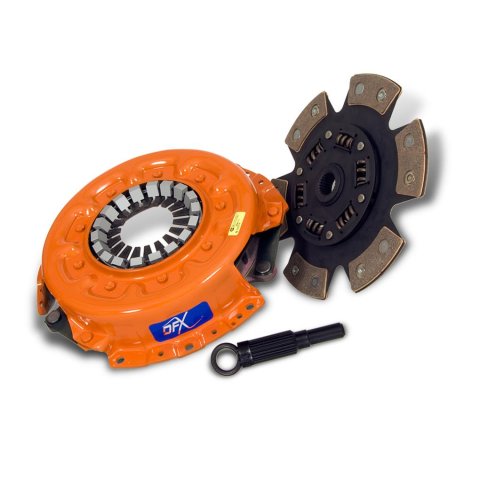 Centerforce DFX Clutch Kits 315534007 Kit, DFX, Performance, Single Disc, 24-Spline, 1 in. Diameter, 9.437 in. Disc Diameter, Cerametallic, 6-Paddle, Sprung Hub, Kit