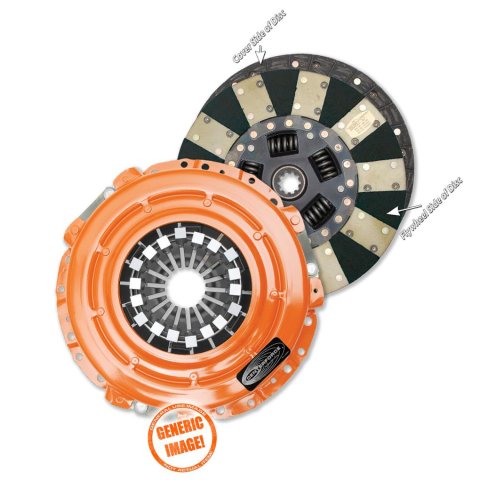 Centerforce Dual Friction Clutch Kits DF583402 Kit, Friction, 1 in. Diameter Shaft, 24-Spline, 8.875 in. Diameter Disc, for Nissan, Kit