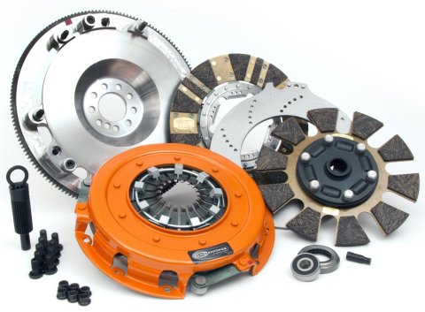 Centerforce DYAD DS Clutch Kits 413614868 Kit, DS, Performance, Dual Disc, 26-Spline, 1.125 in. Diameter, 10.400 in. Disc Diameter, Organic/Carbon Composite, Billet Flywheel, Kit