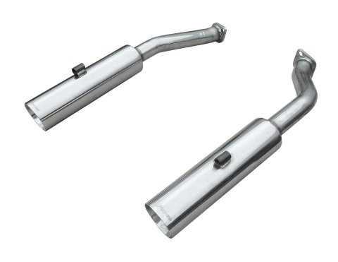 Pypes Pype Bomb Exhaust Systems SGP2005 Systems, Bomb, Rear Axle-back, Dual, Stainless Steel, Natural, Split Rear Exit, Polished Tips, Pontiac, 6.0L LS, Kit