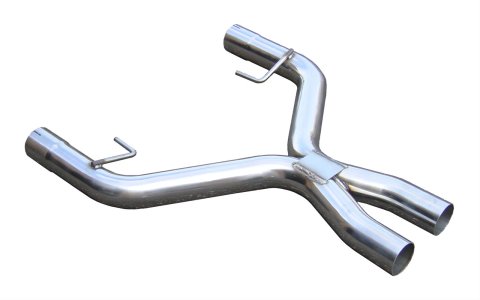 Pypes After-Cat X-Pipes XFM43 Crossover Pipe, X-Pipe, Stainless Steel, Natural, 2.50 in. Diameter, Ford, 4.6L, Kit