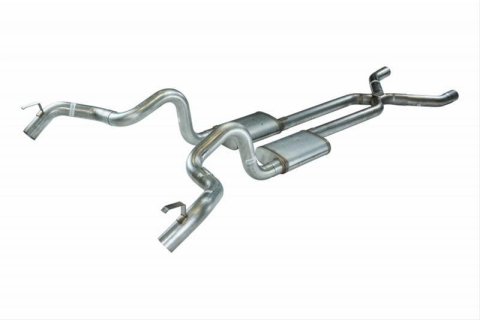 Pypes Turbo Pro Exhaust Systems for 1970-1974 CAMARO, FIREBIRD - SGF13T Systems, Pro, Crossmember-Back, Stainless Steel, Natural, Chevy, Pontiac, Kit